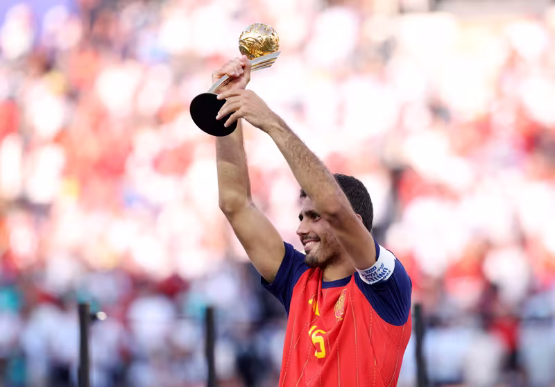 Rodri gana el Balón de Oro adidas